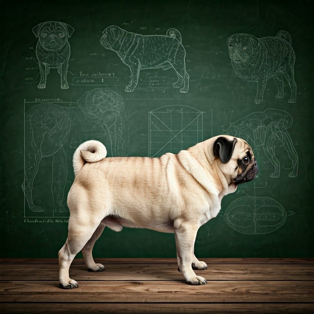 Pug's Proportions Explained with Fibonacci Sequence