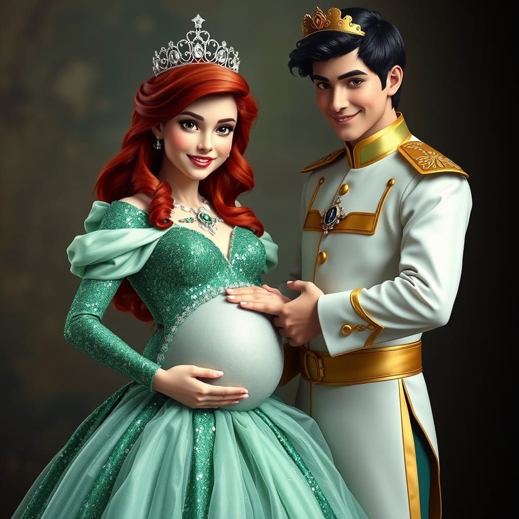 Ariel and Eric: Live-Action Fairytale Portrait