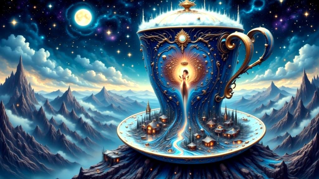 Cosmic Teacup City in another Dimension