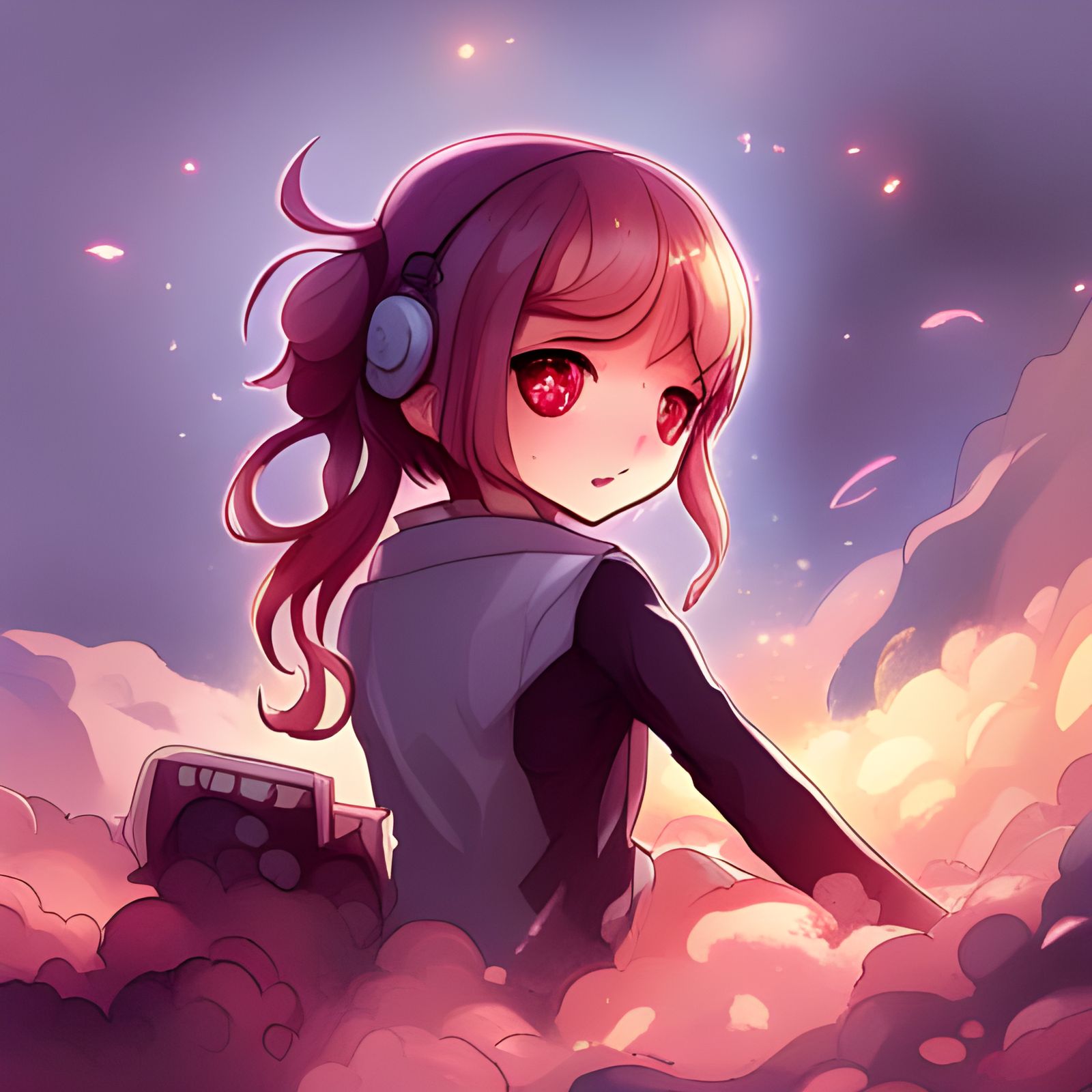 Cute Slimy Demonic Creature in Manhua Style