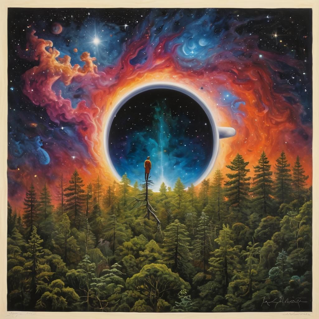Cosmic Tea Party: Forest Life at Universe's End