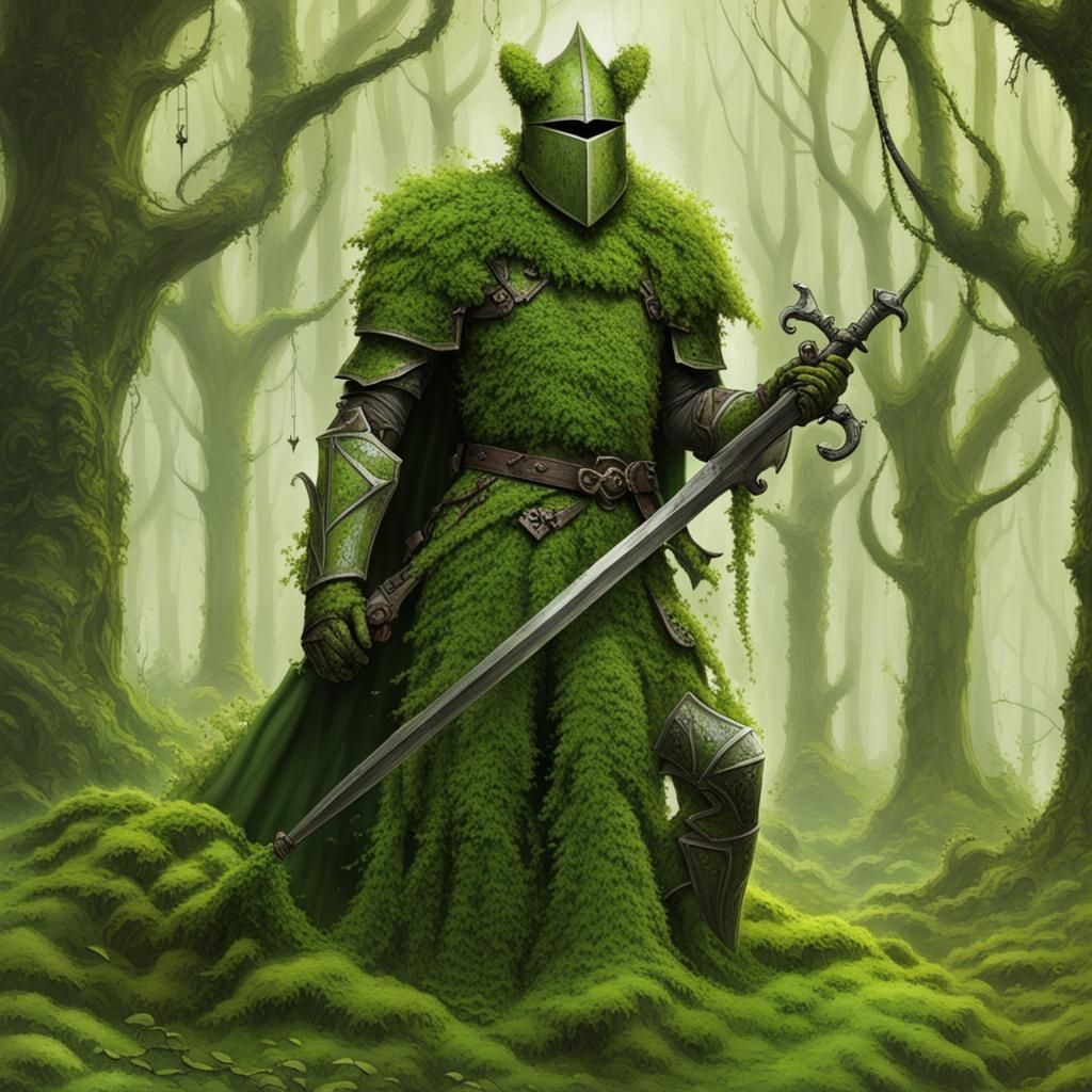 Moss-Covered Green Knights of the Wode