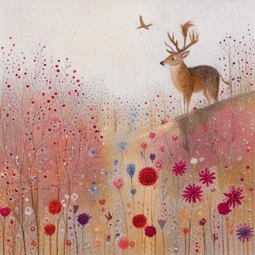 Abstract Swirling Watercolor Art