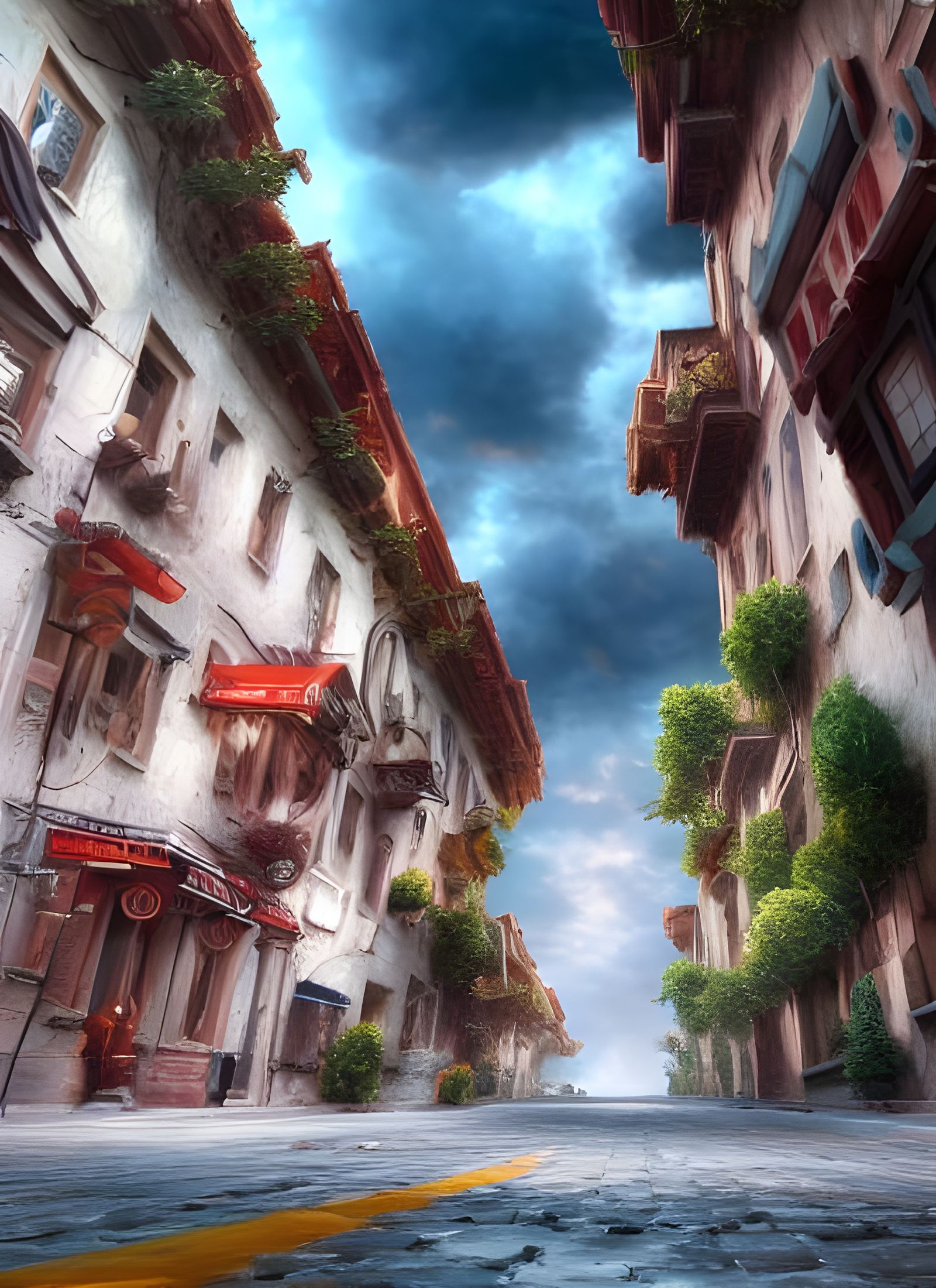 Hyperrealistic Highway Concept Art in 8k