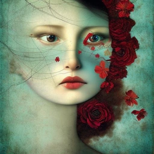 Surreal Girl in Welz-Stein Style