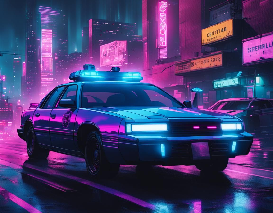 Cyberpunk-Style RoboCop Patrols Detroit Streets