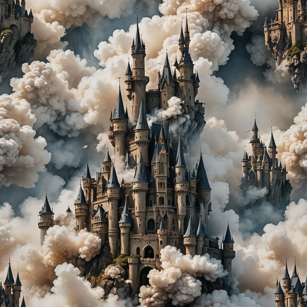 Ethereal Cloud Castle: A Transitory Masterpiece