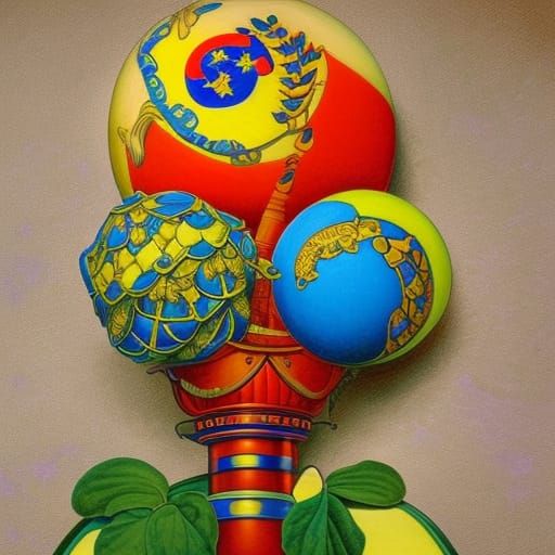 Psychedelic Cubist Dada Surrealist Expressionist Oil Paintin...