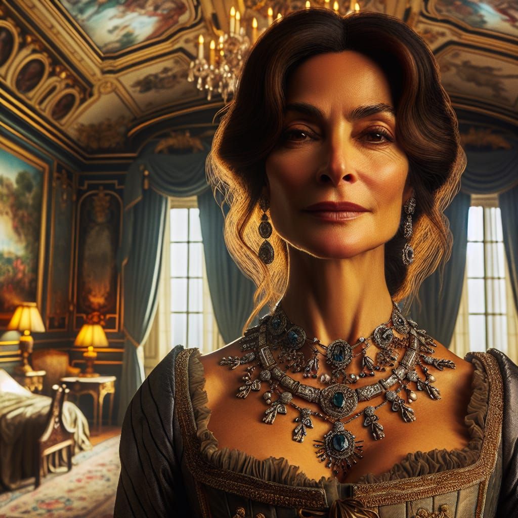 Elegant Aristocrat Exudes Confidence from a Low Angle