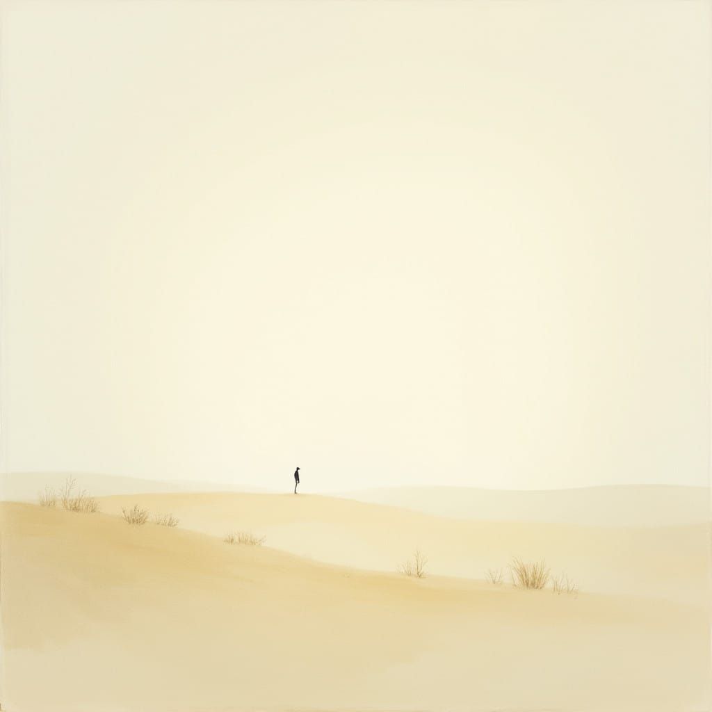 Soothing Minimalist Scene in Soft Focus