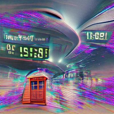 Dramatic Space Portal to Another Time