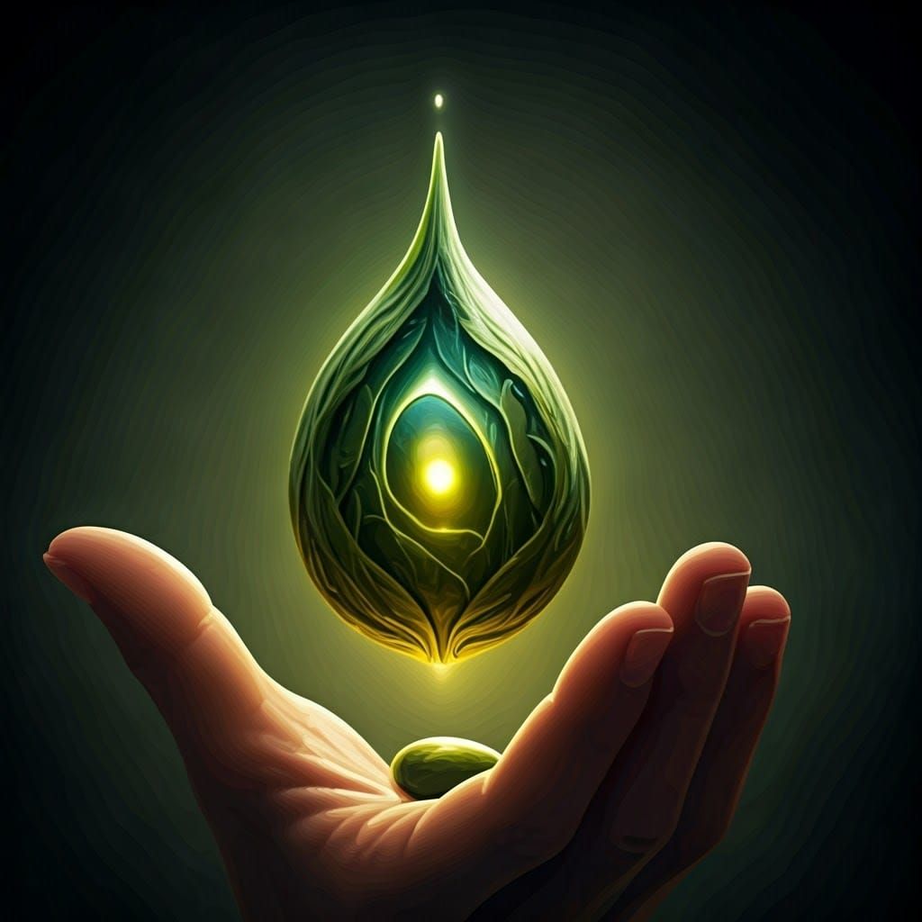 Pearly Green Seed of Remembrance