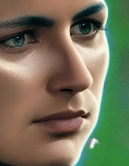 Hyperrealistic Portrait of a Detailed Face