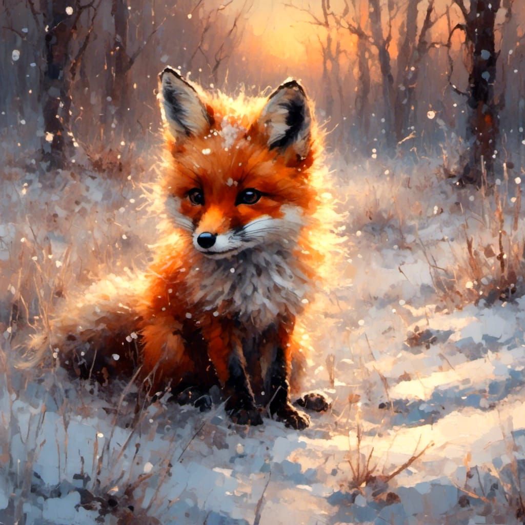 Winter fox