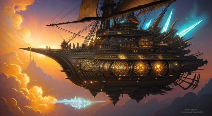 Steampunk Airship