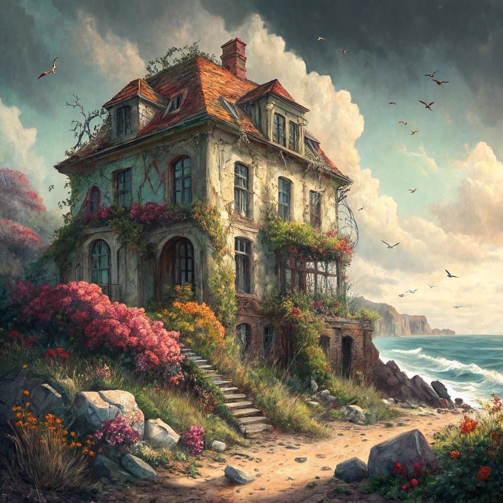 Abandoned Country Estate Reclaimed by Nature