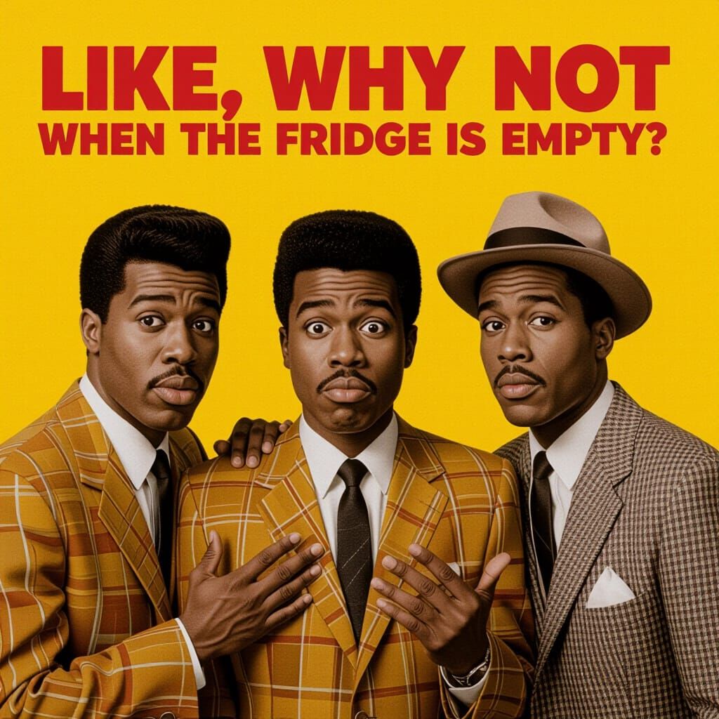 Motown Crooners in Retro-Futuristic Album Art