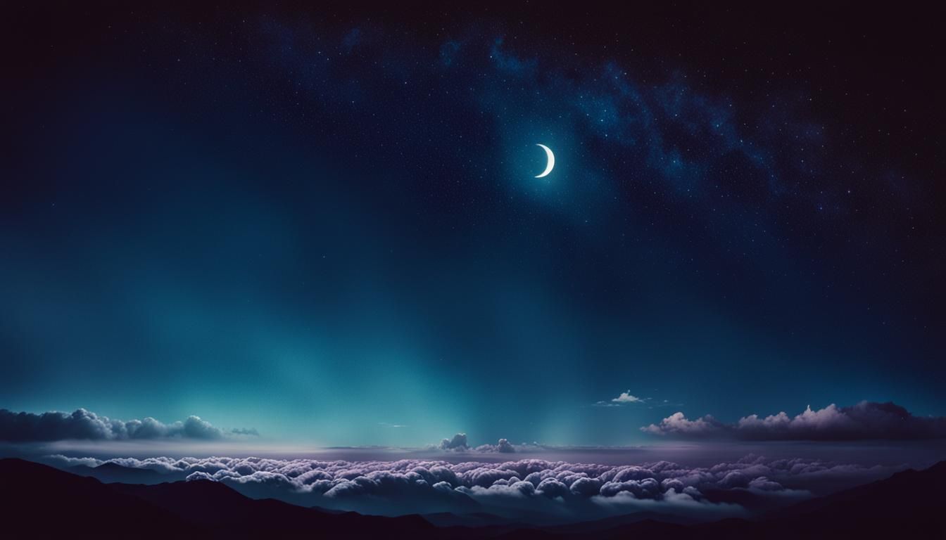 Enchanting Night Sky with Twinkling Stars