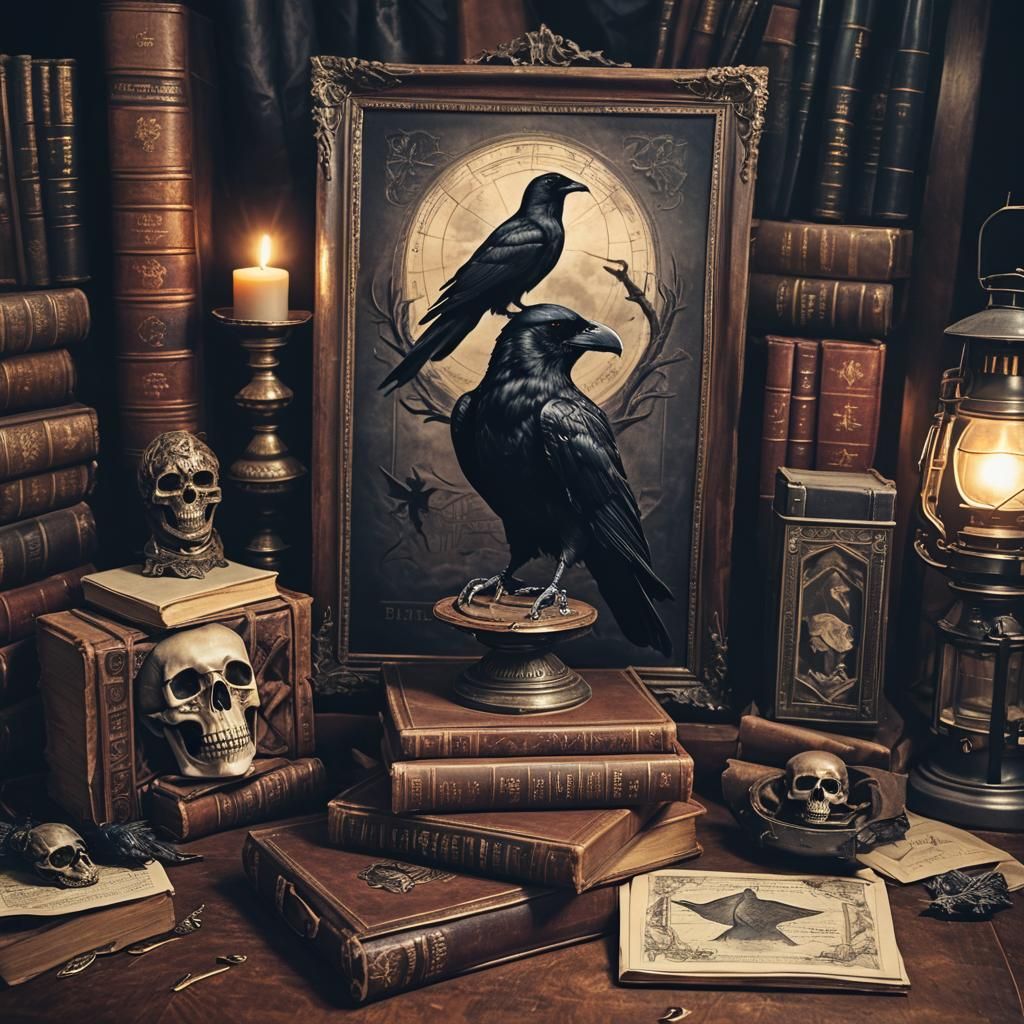 Ethereal Portraits: Leather Bound Mysteries in a Cinematic F...