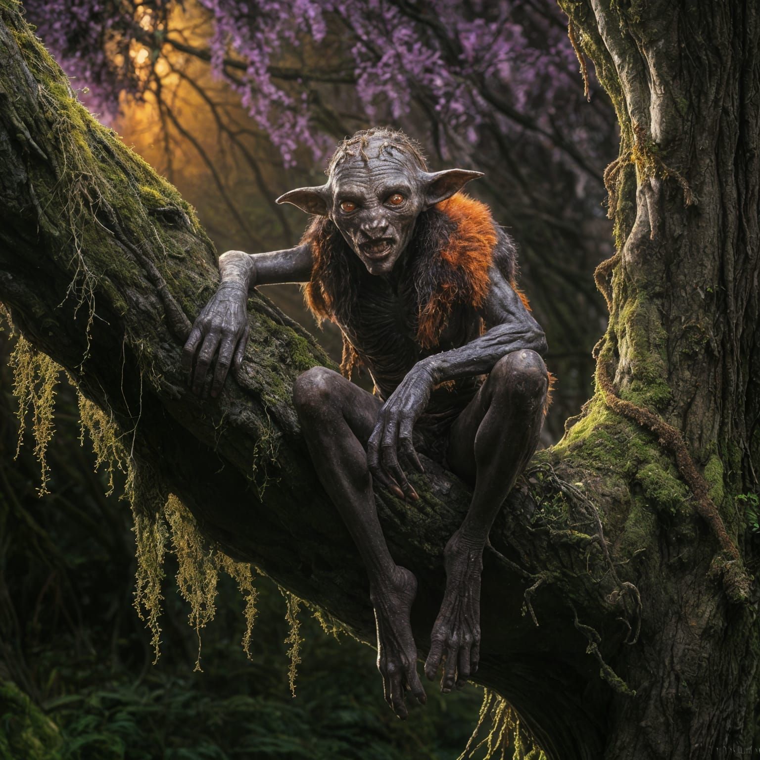 Ancient Forest Alien in Mottled Hues