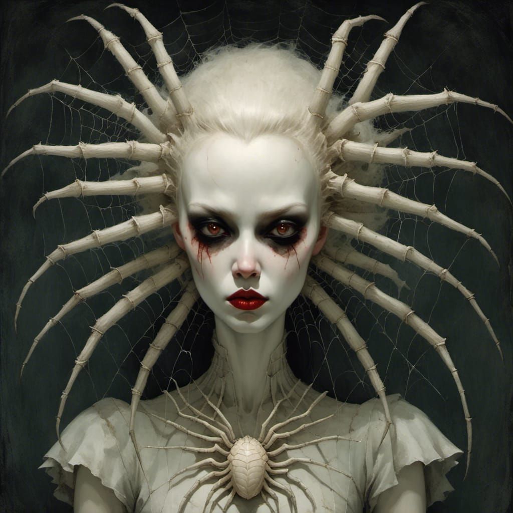 Menacing Figure with Spider Fingers