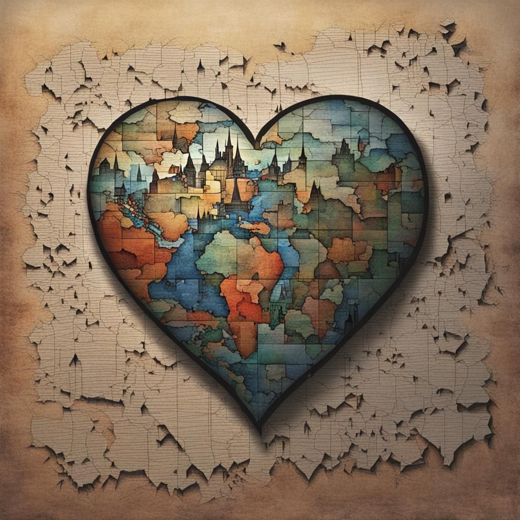 Abstract Heart Concept