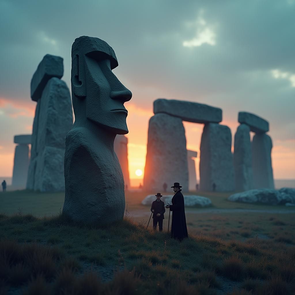 Moai at Stonehenge: An Impossible Convergence of Cultures