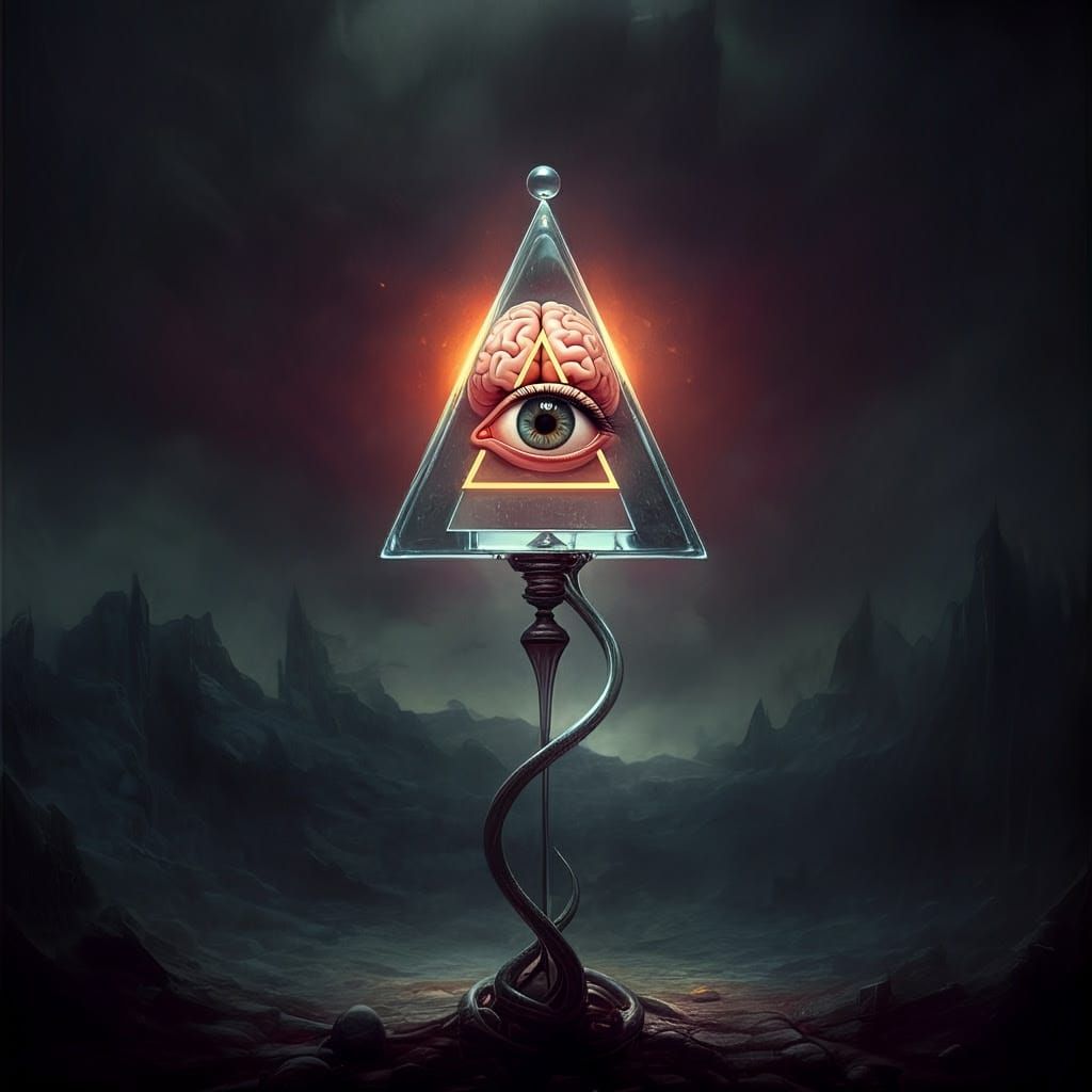 Ethereal Dark Fantasy Still in Dramatic Chiaroscuro Style