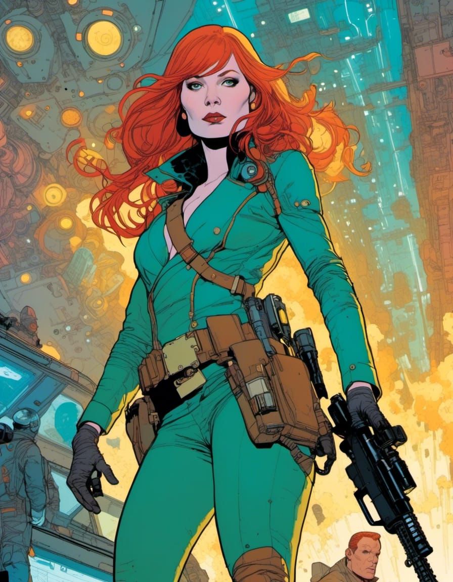 Bryce Dallas Howard as Comic Book Space Superspy
