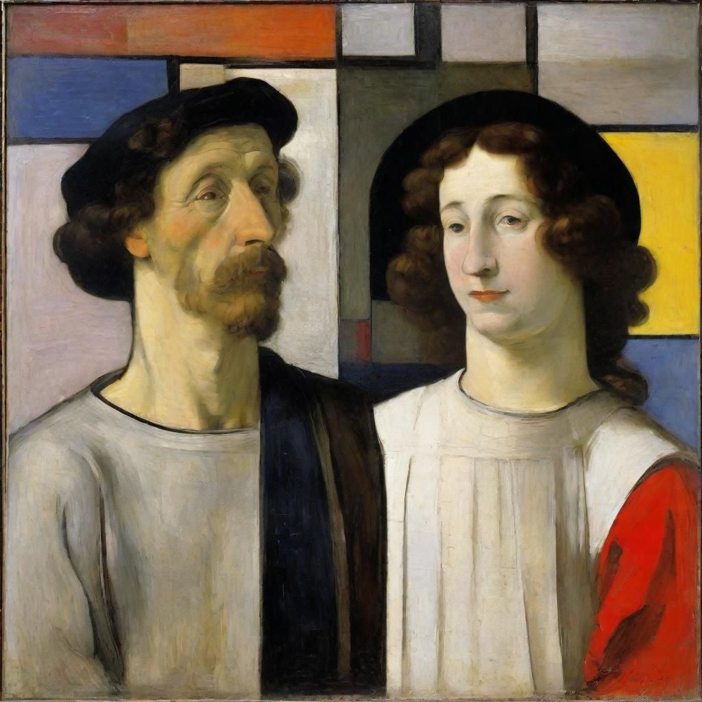 Abstract Friendship and Eternity Geometric Composition