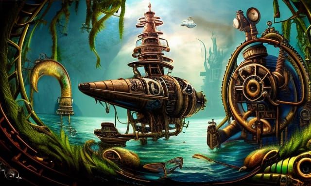 Steampunk Weather Station