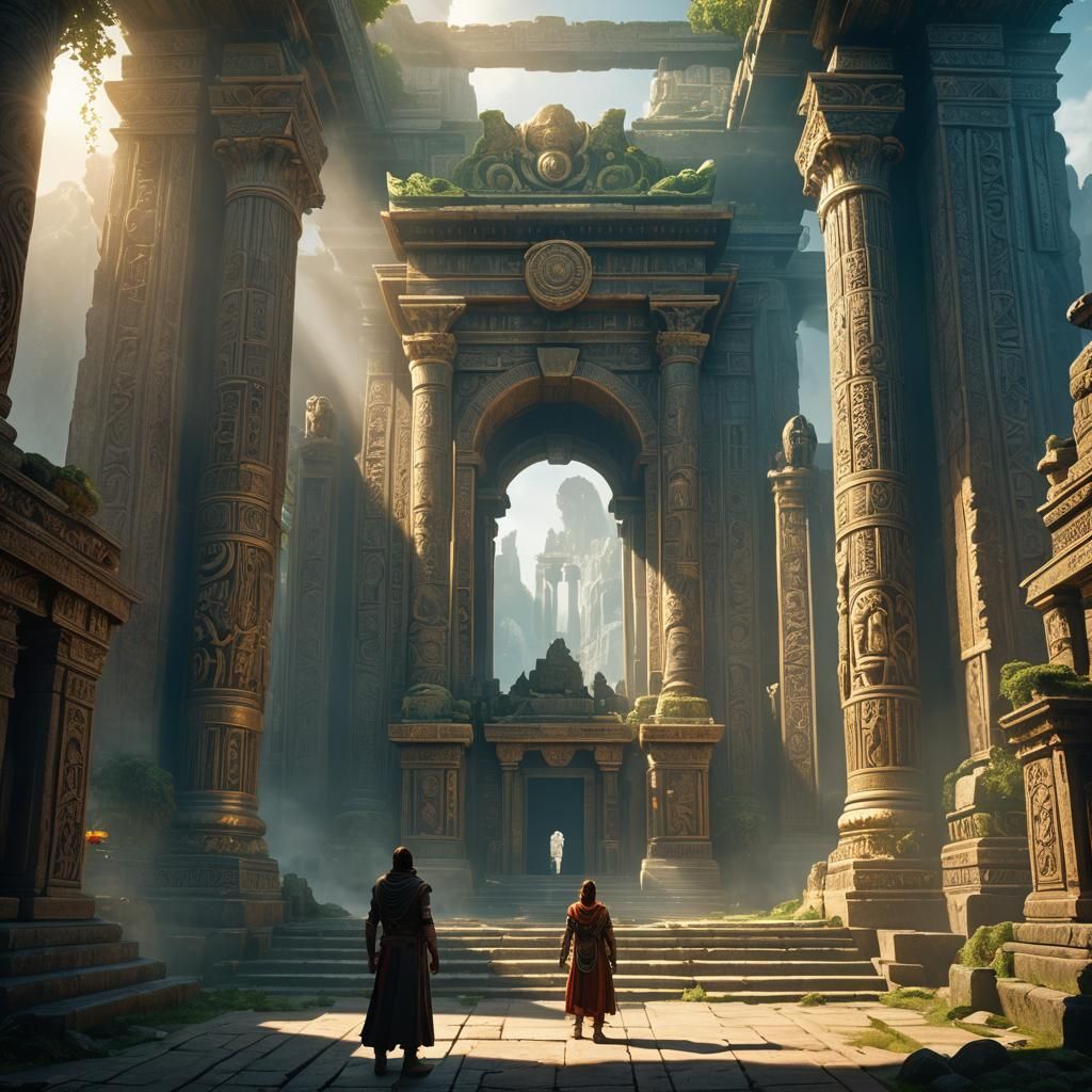 Temple of Eris: Epic Cinematic Matte Painting