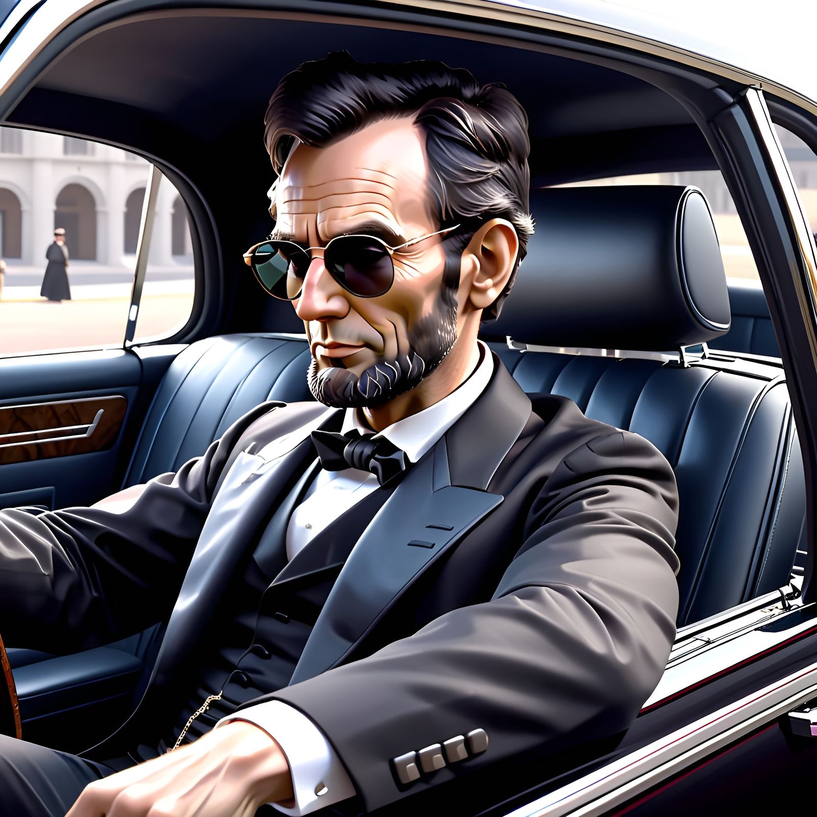 Abraham Lincoln Drives a Lincoln in HD