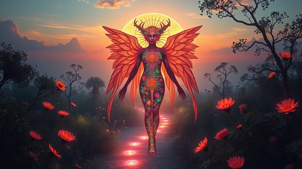 Surrender to Nature's Harmony in Ethereal 8K Digital Art