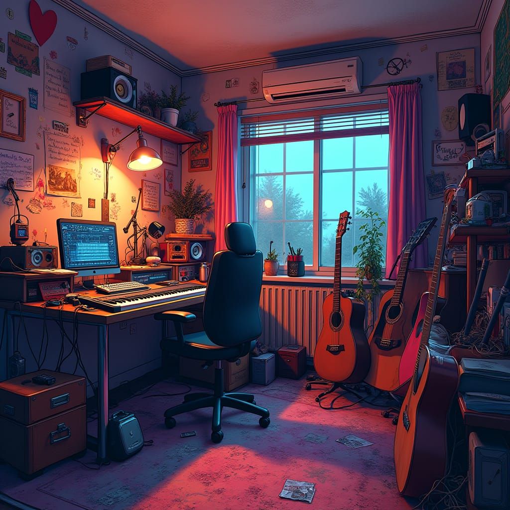 Tech-Noir Home Recording Studio