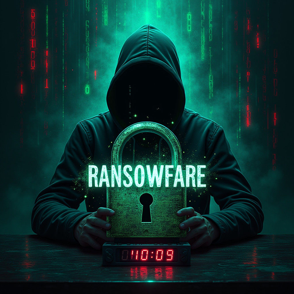 Ominous Ransomware Attack: Digital Graffiti Art