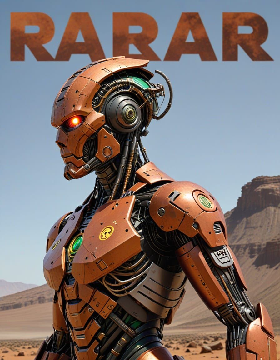 Giant Robot Emerges from Martian Soil