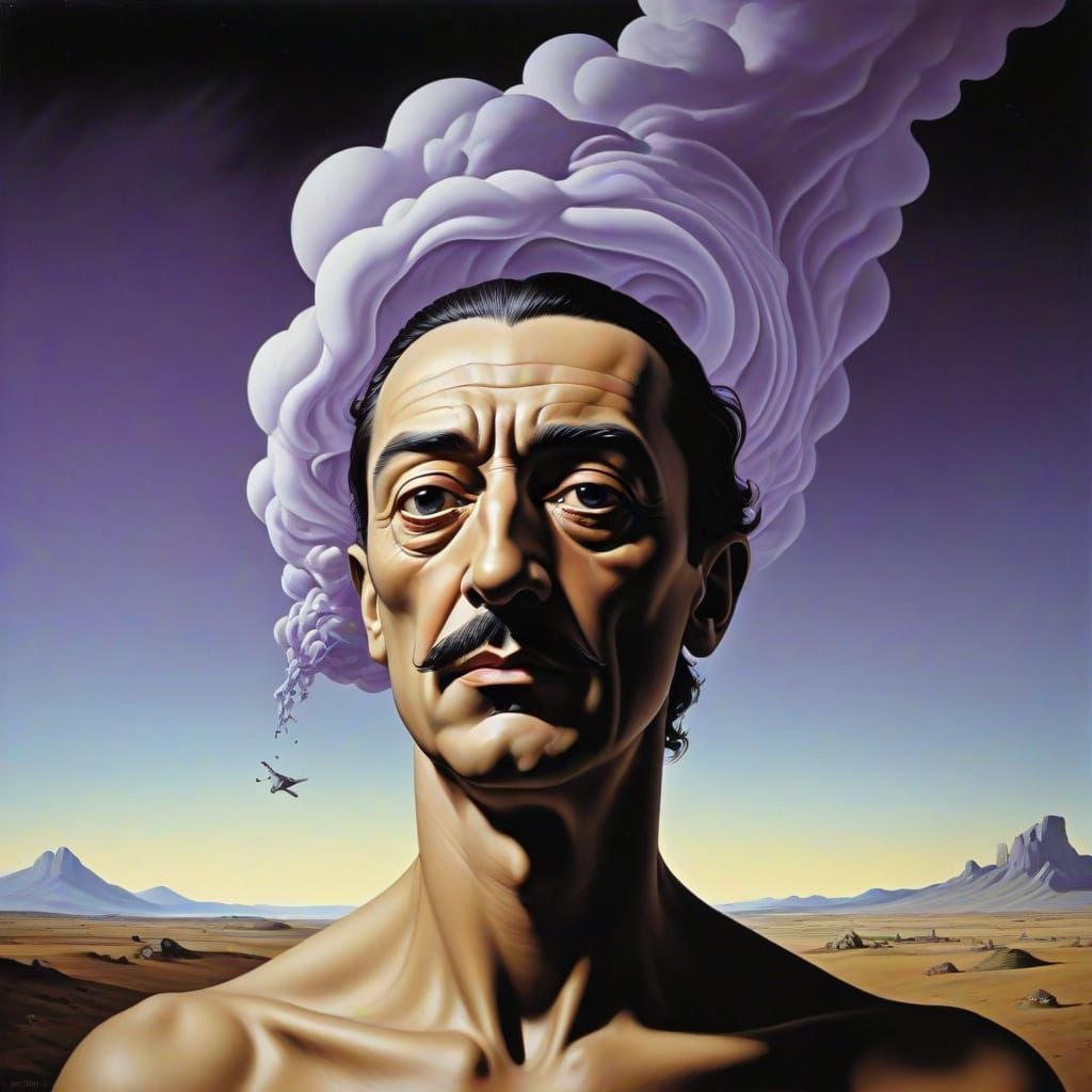 Surreal Vortex: Eerie Void with Unseen Presence