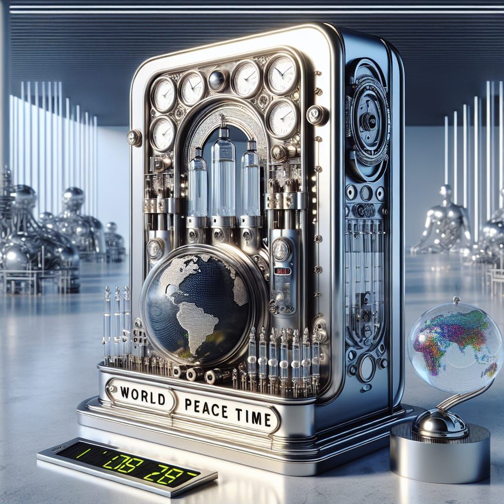 Neoclassical Nouveau Device Measures World Peace