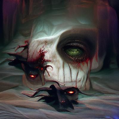 Death had their eyes pried open.