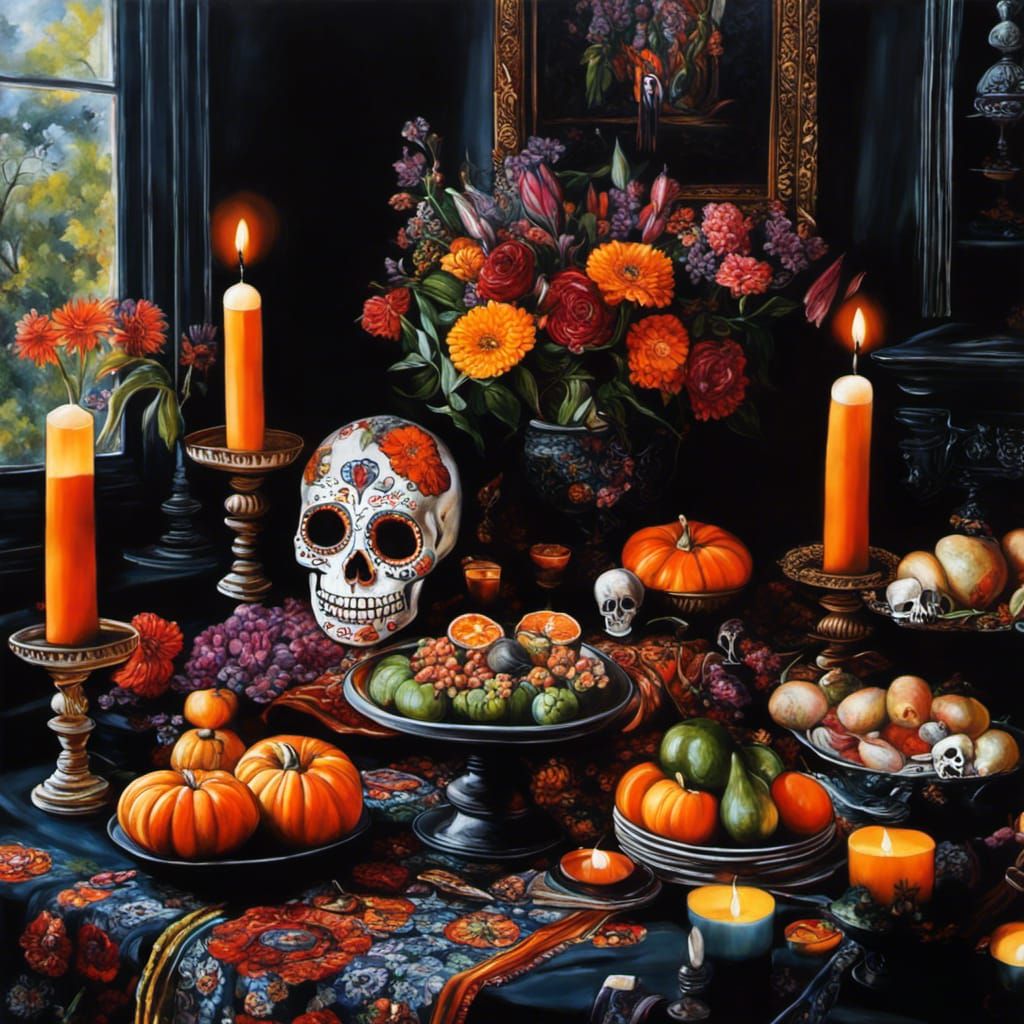 Día de los Muertos Ofrendas - Alter to the Departed