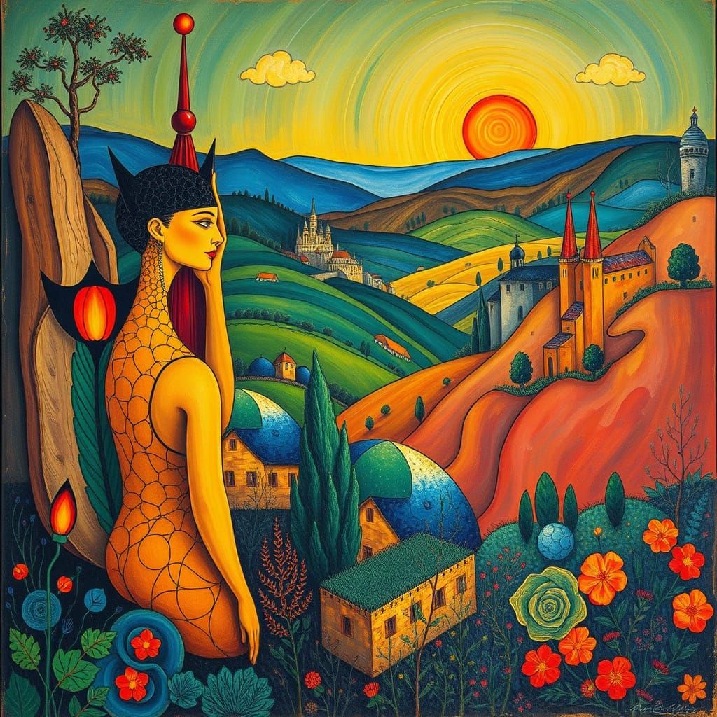 Vibrant Dreamscapes of Early 20th Century European Modernism