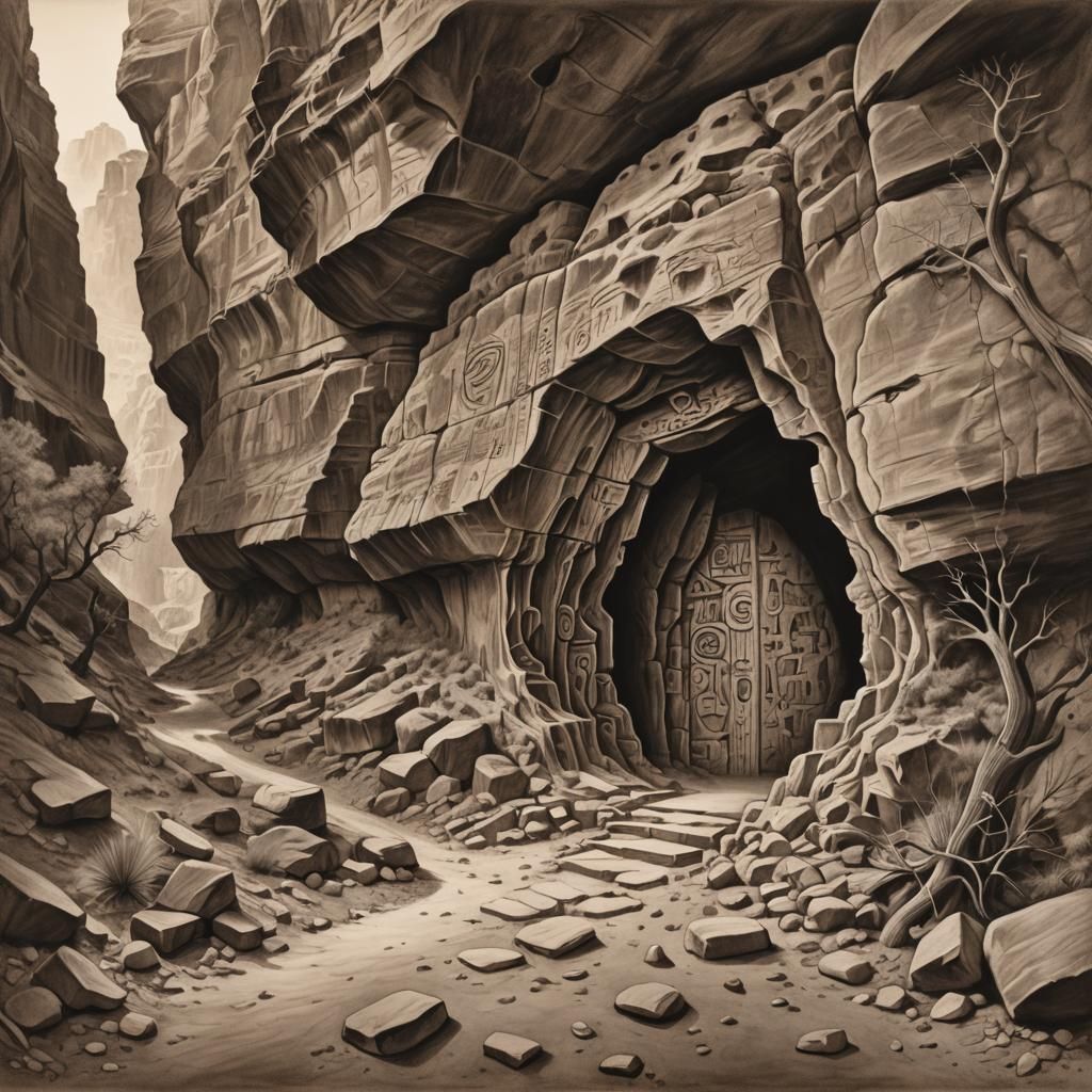 Kincaid's Cave, Grand Canyon, U.S.A., c. 1910 A.D.