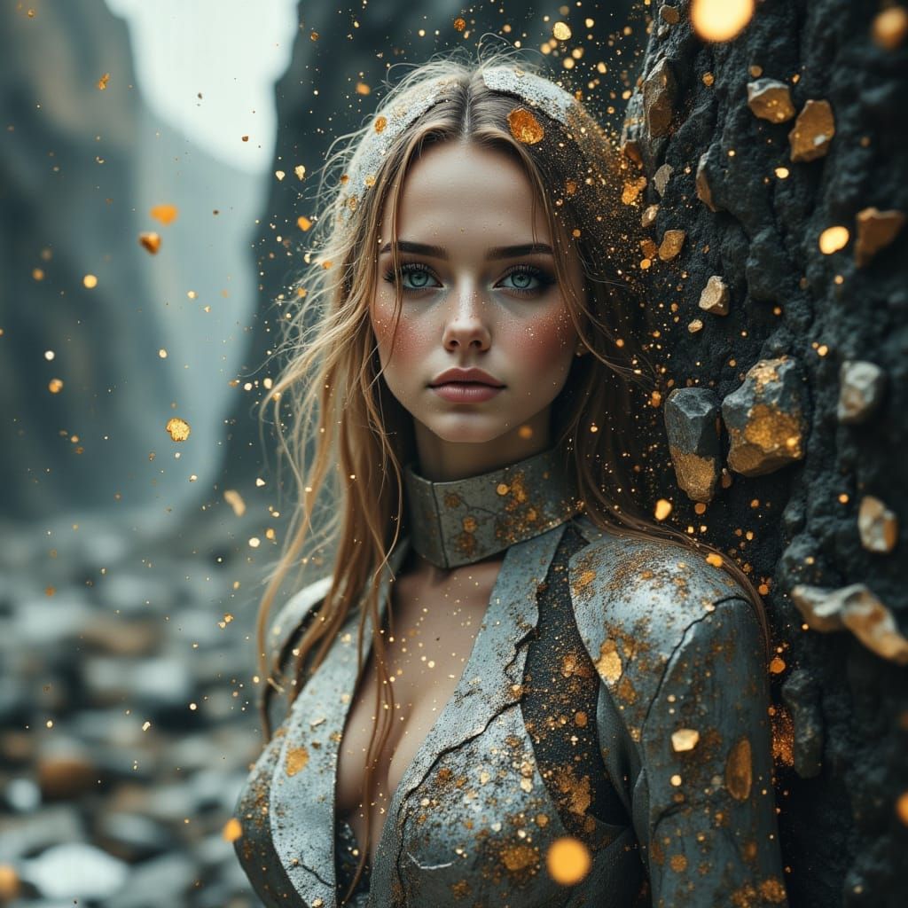 Divine Oil Portrait with Sharp Detail