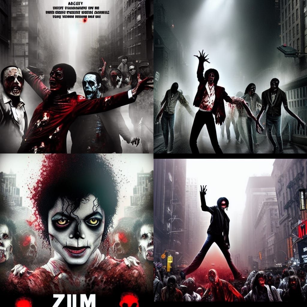 Thriller Zombies Invade Apocalyptic New York
