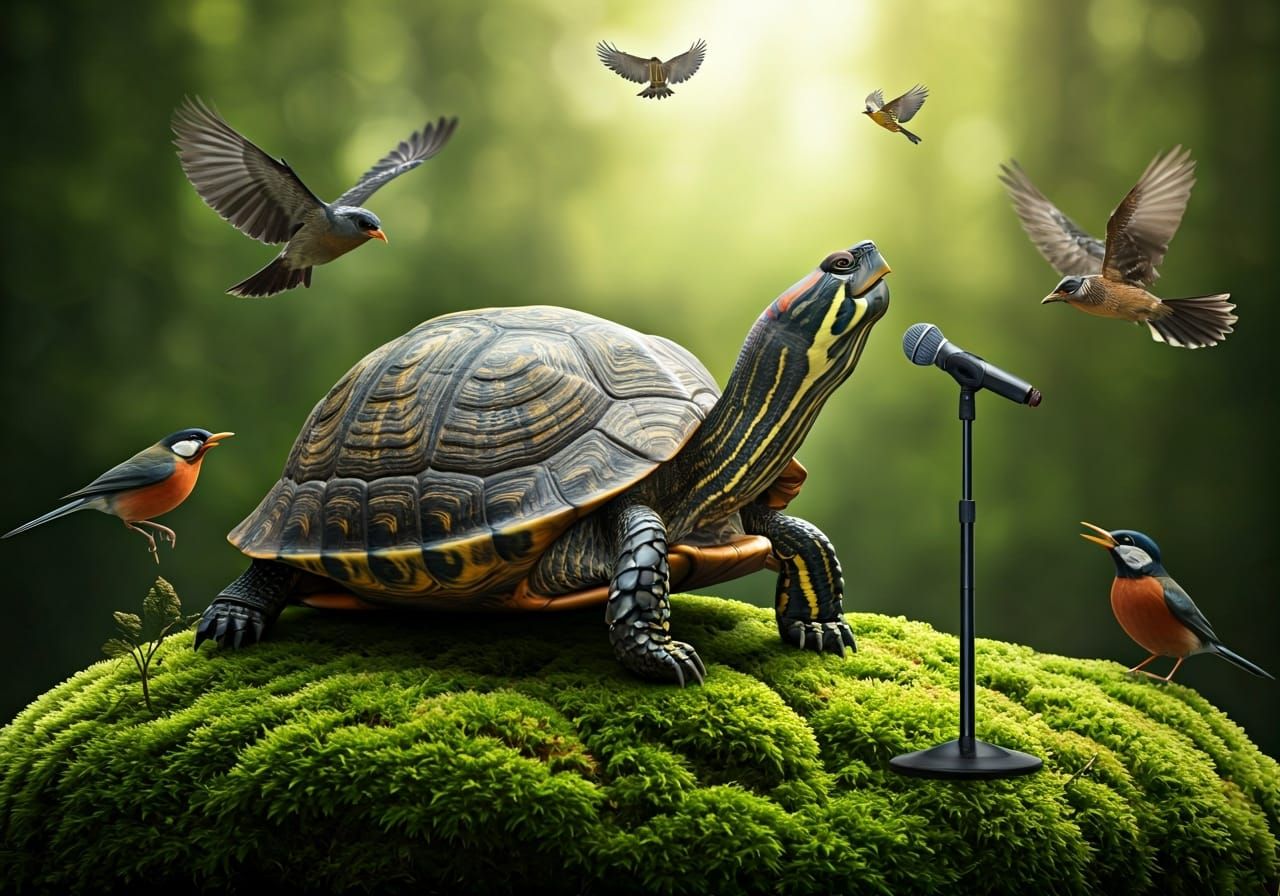Turtle Rock Star Serenade in Forest