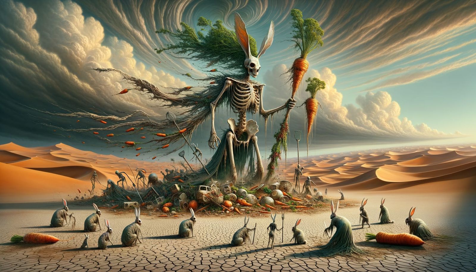 Skeletal Rabbit Lord of Dune Wasteland