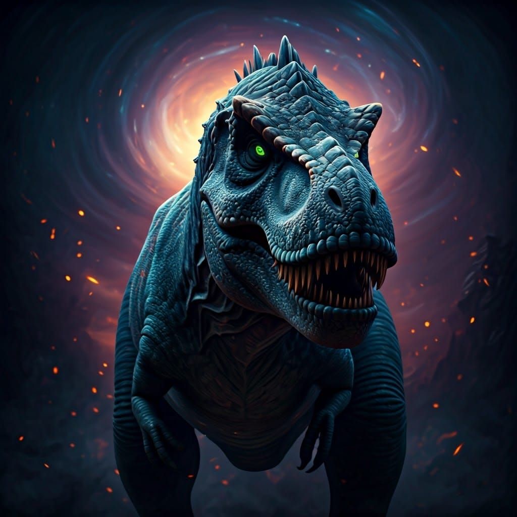 Ominous Dark Aether Tyrannosaurus Rex