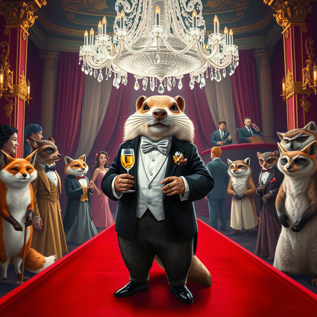 Gopher's Gala: A High-Society Animal Party