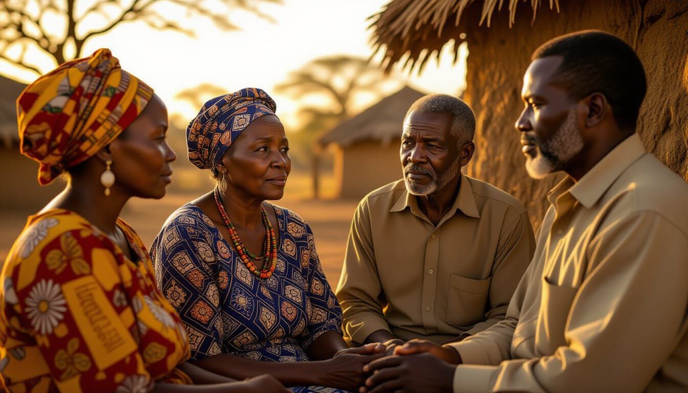 African Elders Share Wisdom with Younger Generations in Real...